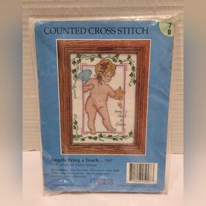 Candamar Designs Angels Bring A Touch Of Heaven Sealed Cross Stitch Kit 7B